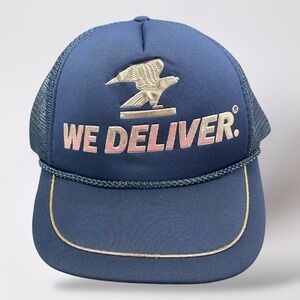 Vintage US Postal Service USPS Trucker Hat We Deliver Mesh Cap